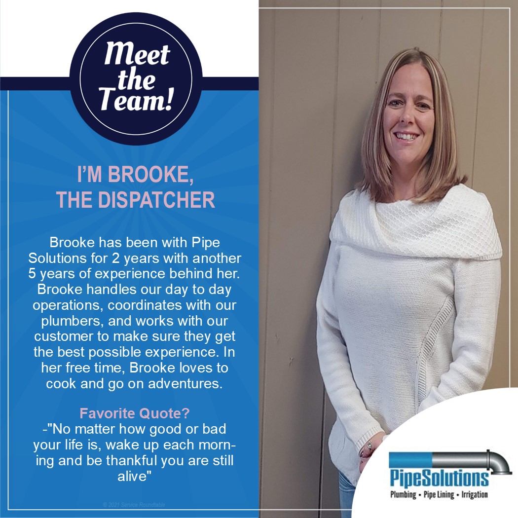 Brooke Neal- dispatcher at pipe solutions