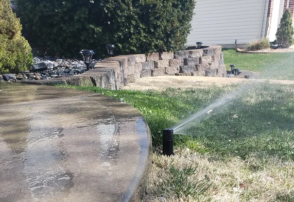 sprinkler, irrigation, lawn maintenance